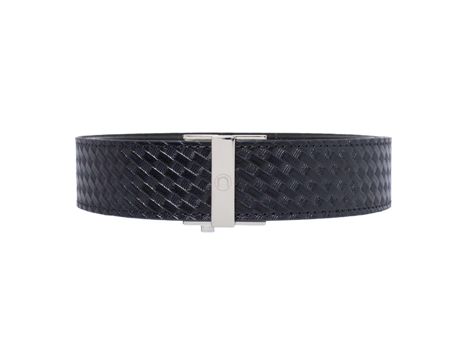 Nexbelt Thin Bar Basket Weave EDC Ratchet Belt Black PCS5198