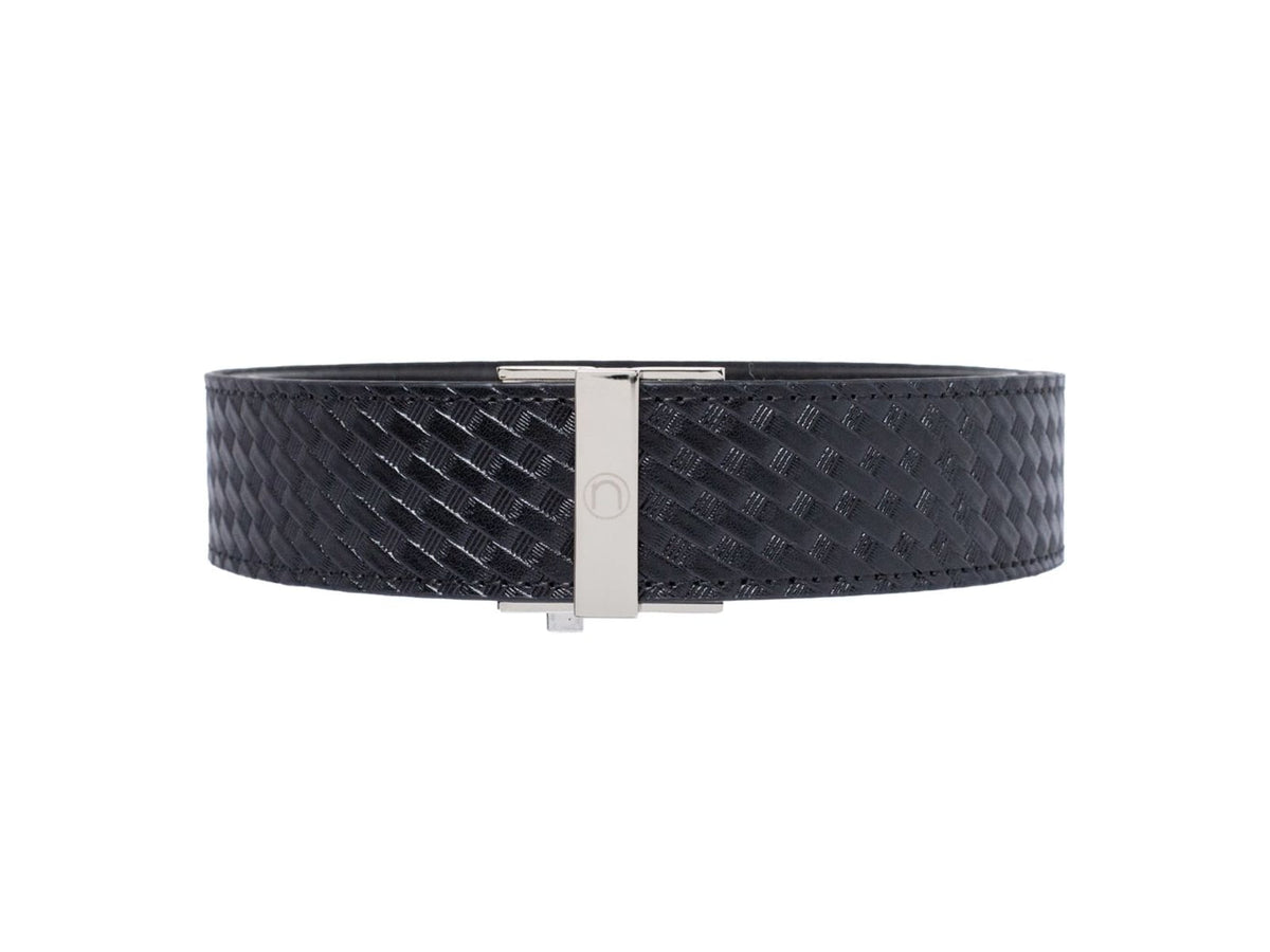 Nexbelt Thin Bar Basket Weave EDC Ratchet Belt Black PCS5198
