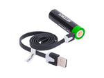 Nextorch 18650 USB-C Direct Recharge Battery Black