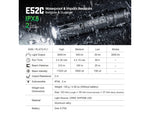 Nextorch E52C EDC Flashlight Lithium Ion White 3000 Lumens Black PS520095
