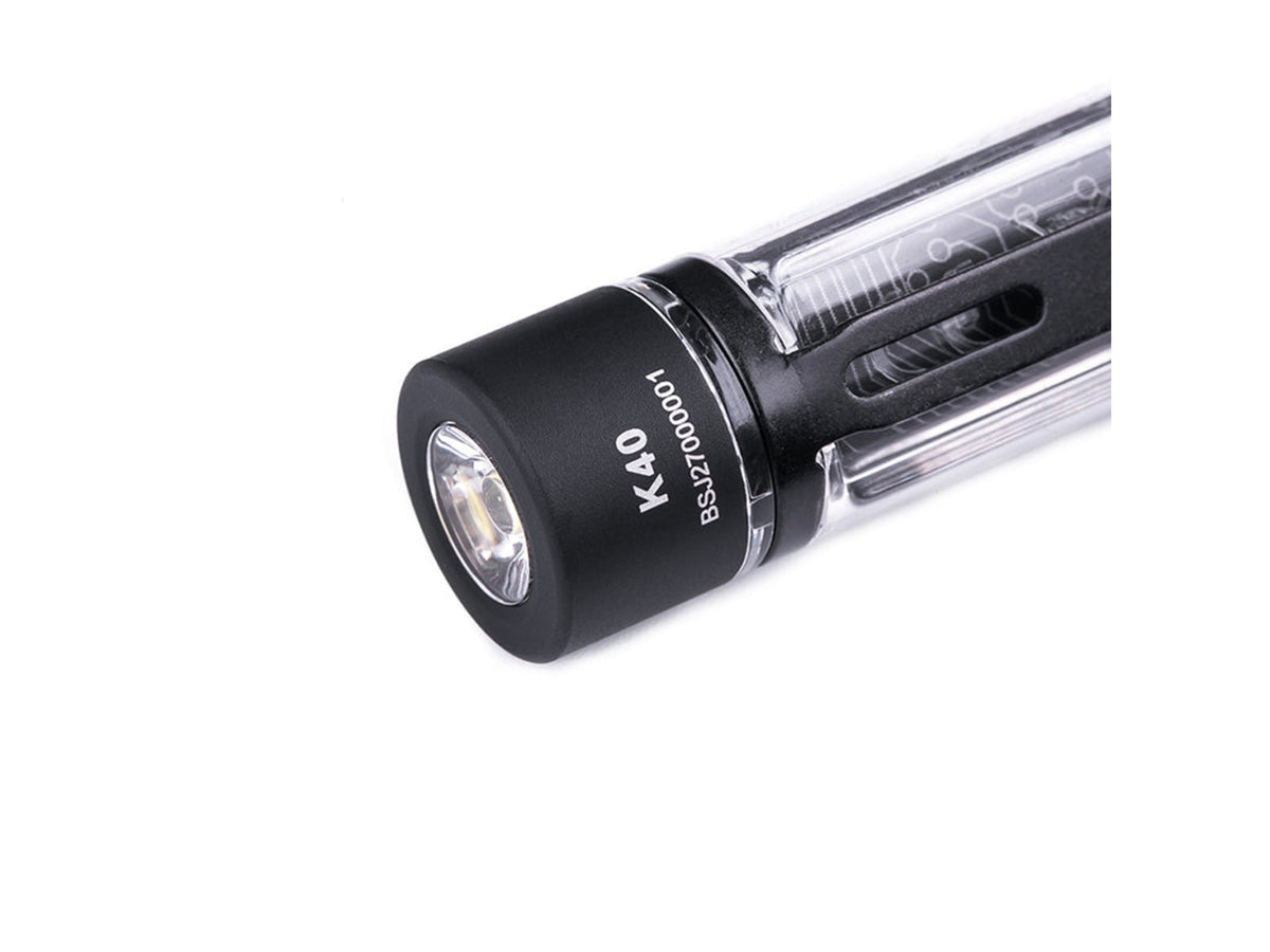 Nextorch K40 LED Keychain Light Lithium Ion White 300 Lumen Black PS520122