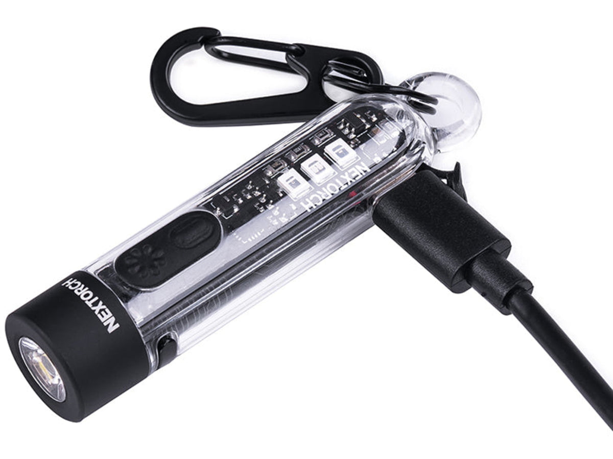 Nextorch K40 LED Keychain Light Lithium Ion White 300 Lumen Black PS520122