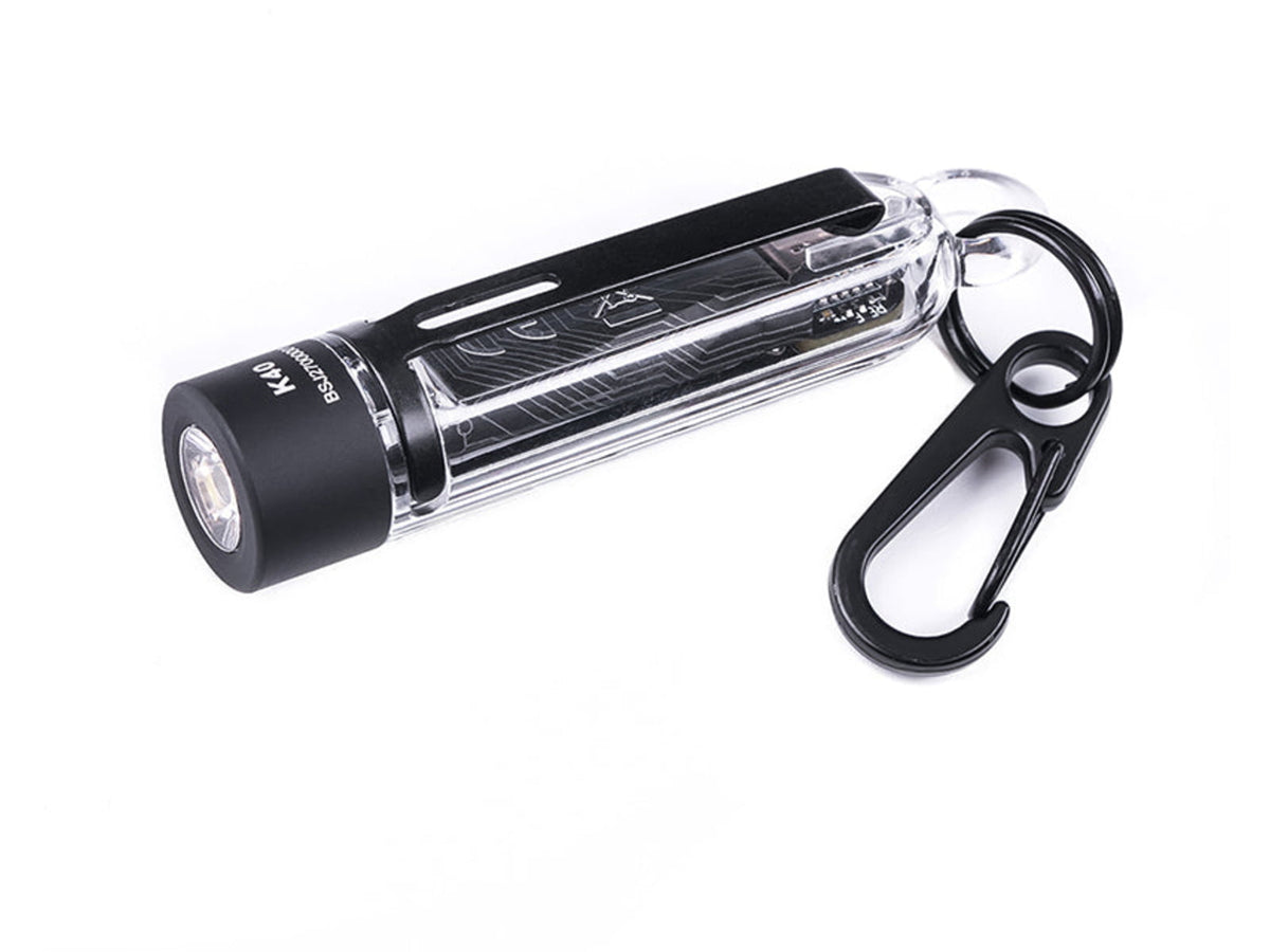 Nextorch K40 LED Keychain Light Lithium Ion White 300 Lumen Black PS520122