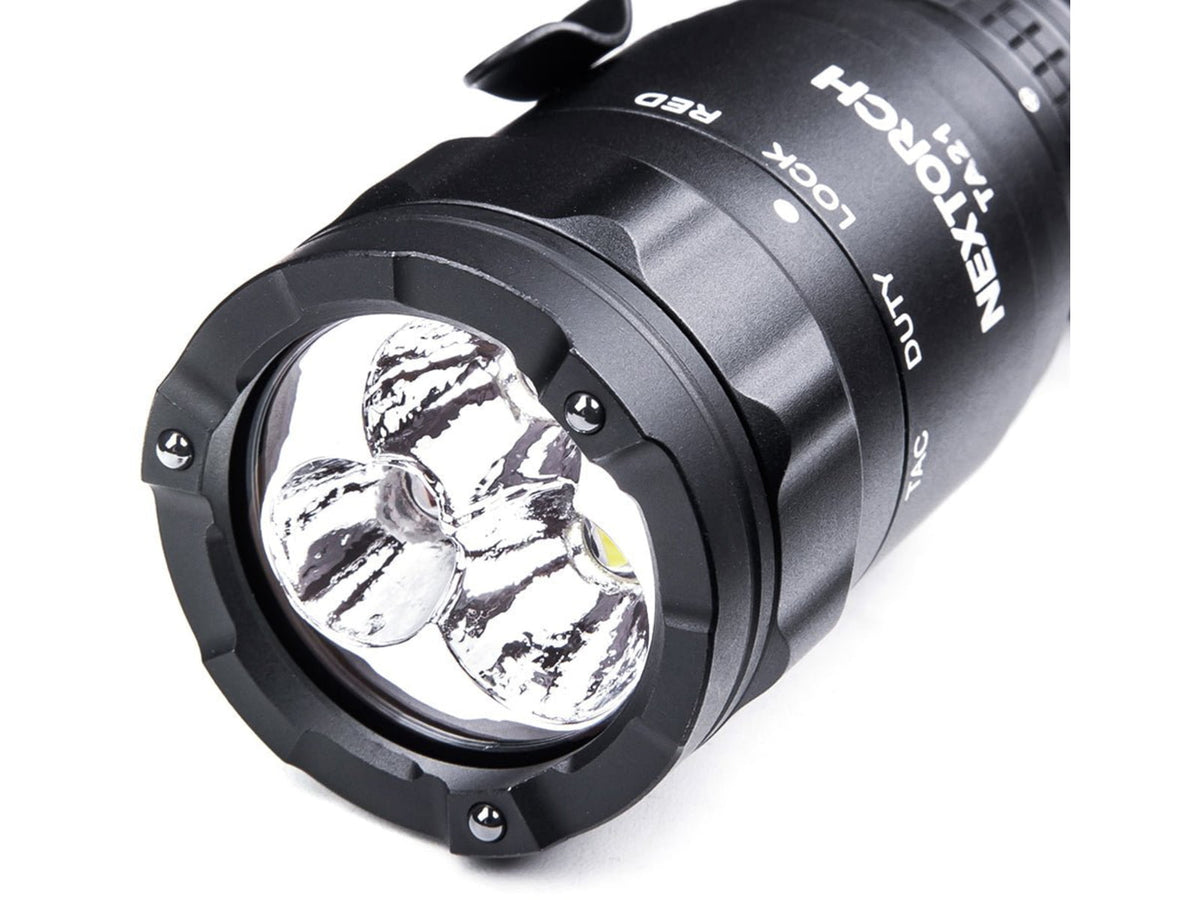 Nextorch Tactical Flashlight Set Black 1300 Lumens TA21-SET