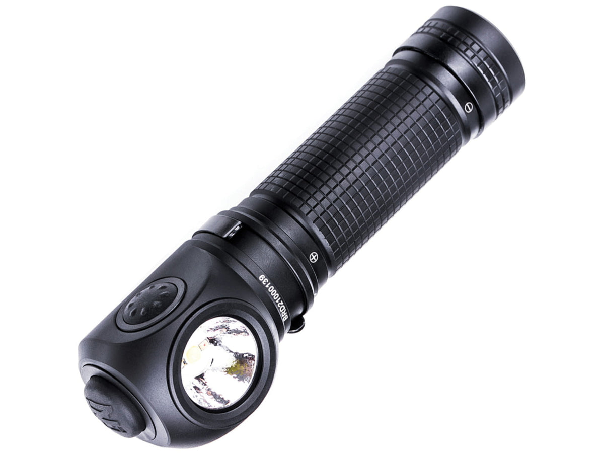 Nextorch P10 Right Angle LED Flashlight Lithium Ion White 1400 Lumens Black PS520056