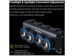 Nextorch P20 LED Riot Shield Flashlight Lithium Ion White 4000 Lumens Black