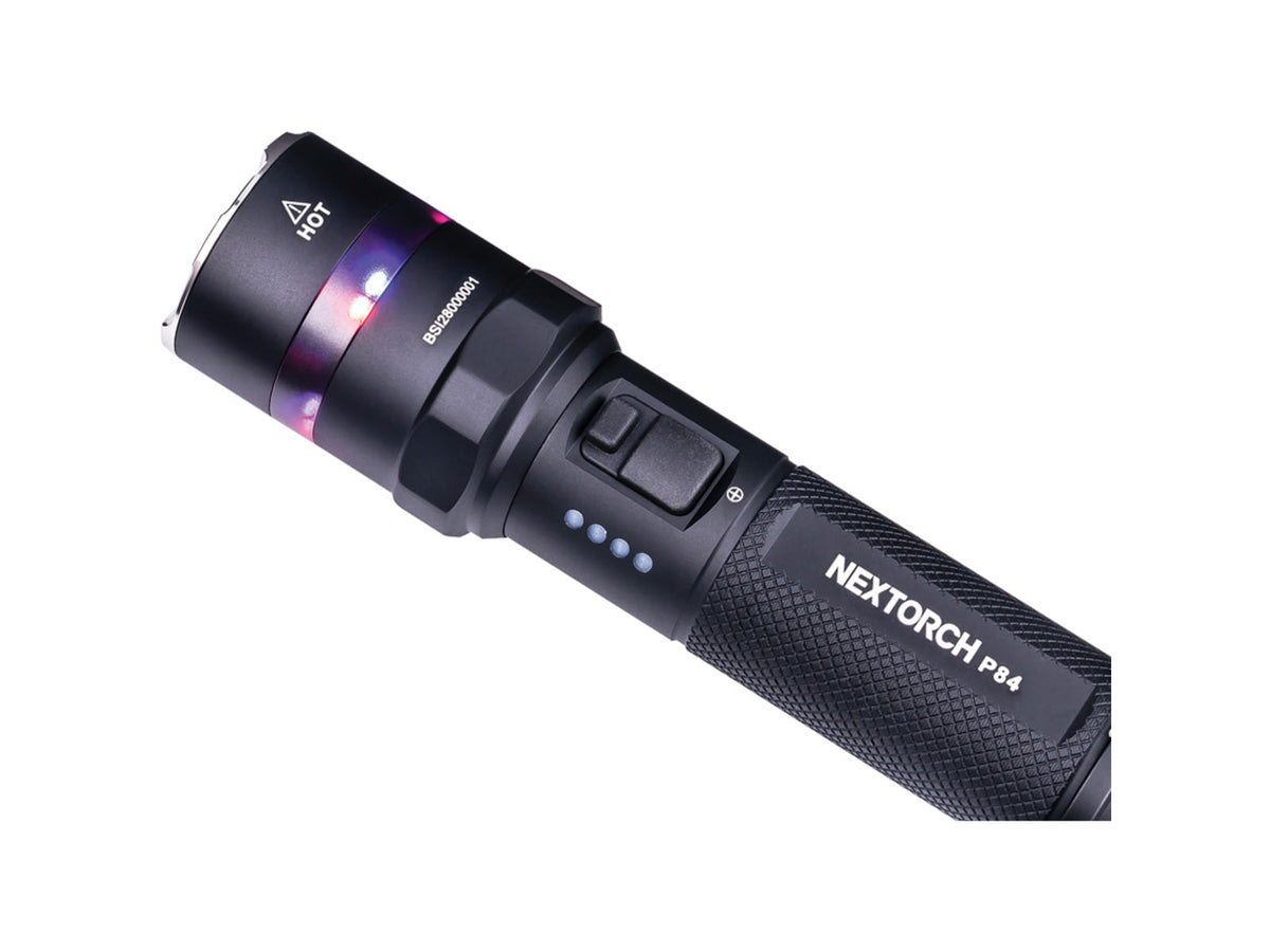 Nextorch P84 LED Tactical Flashlight Lithium Ion White 3000 Lumens Black PS520120