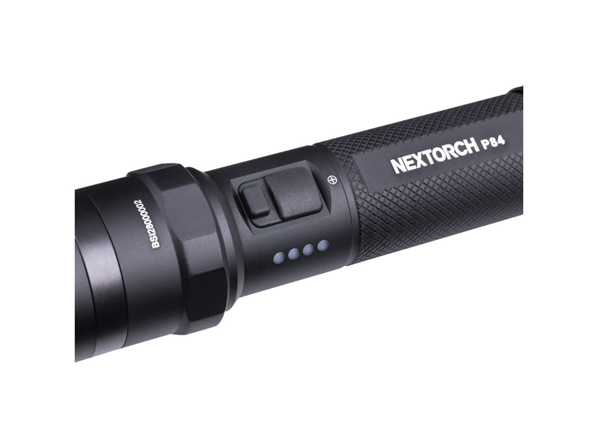 Nextorch P84 LED Tactical Flashlight Lithium Ion White 3000 Lumens Black PS520120