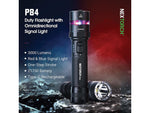 Nextorch P84 LED Tactical Flashlight Lithium Ion White 3000 Lumens Black PS520120