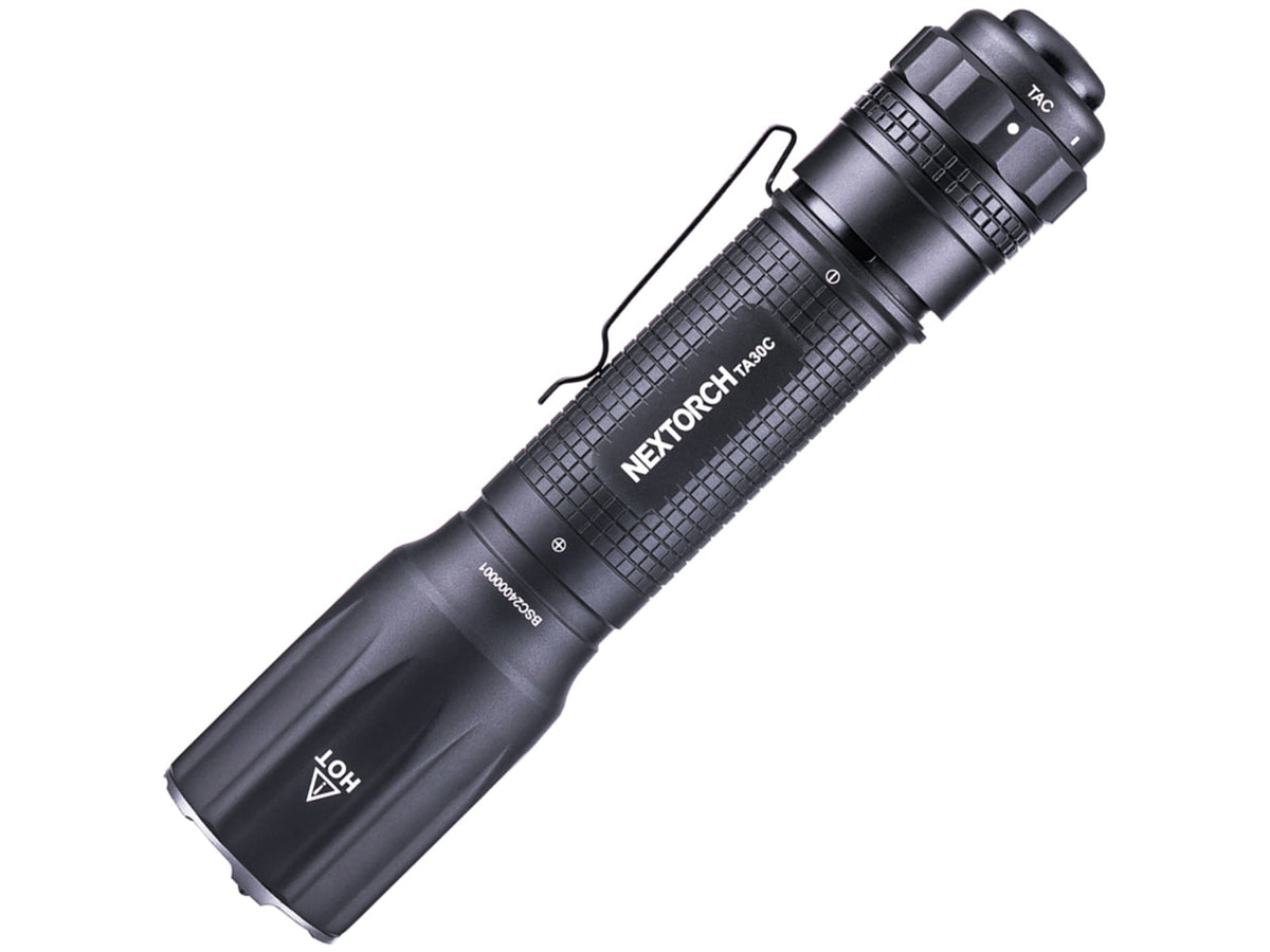 Nextorch TA30C LED Tactical Flashlight Lithium Ion White 1600 Lumens Black PS520089