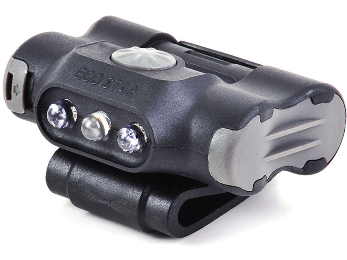 Nextorch UL12 LED Clip Safety Flashlight AAA White/Red/Blue 17 Lumens Black