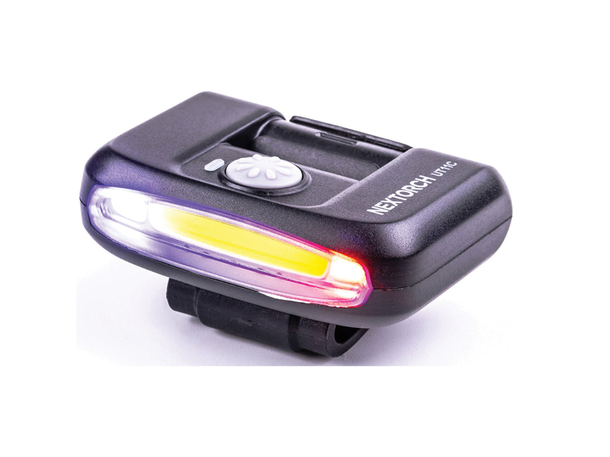Nextorch UT11C LED Clip Light Lithium Ion White/Red/Blue 170 Lumens Black PS520107