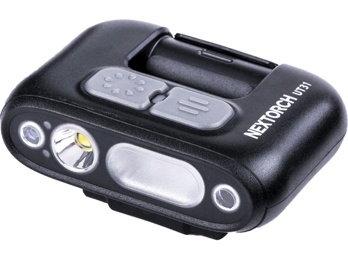Nextorch UT31 LED Warning Light Lithium Ion White/Red/Blue 220 Lumens Black