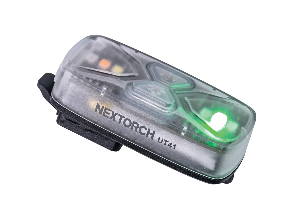 Nextorch UT41 LED Signal Light Lithium Ion White/ Red/Blue 20 Lumens Black PS520109