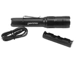 Nightstick Barrage - Usb Tactical Flashlight Black - USB-568XL