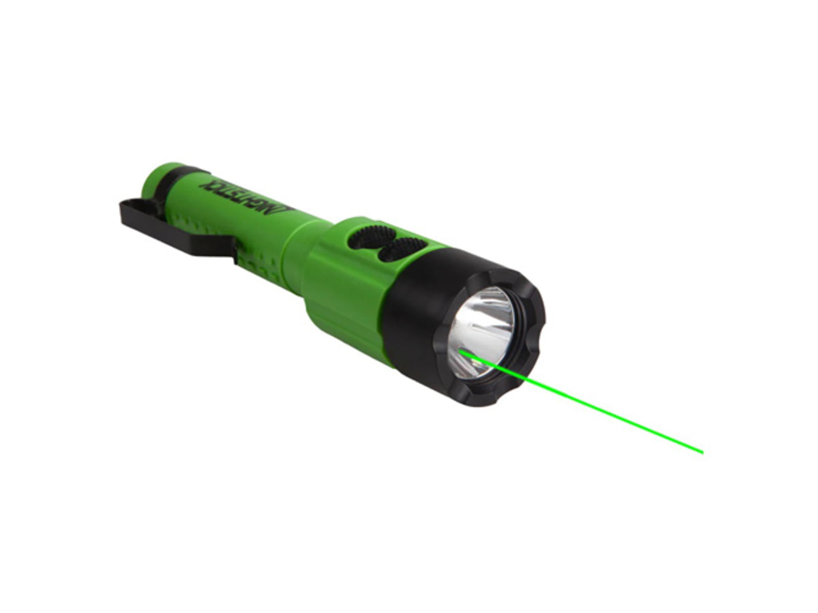 Nightstick AA 140 Lumens LED Flashlight w/ Green Laser Green/Black NSP-2414GXL