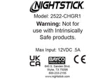 Nightstick Charger for NSR-2522RM Black 2522-CHGR1