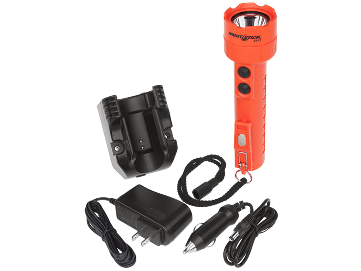Nightstick Dual-Light Flashlight w/Dual MagnetsRechargeable350 LumensRed NSR-2522RM