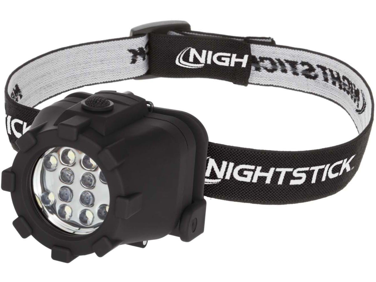 Nightstick Dual Light LED 3 AAA Headlamp30 Lumens Black NSP-4602B