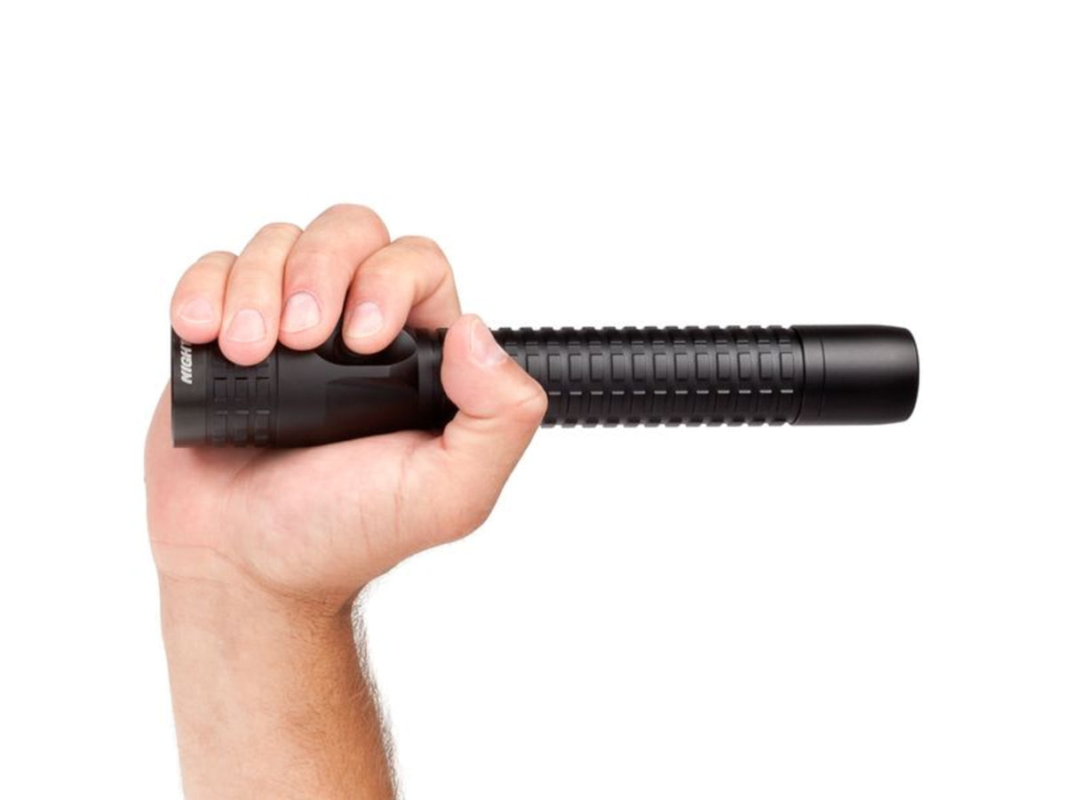 Nightstick Duty Size Multi Function Metal LED FlashlightRechargeableAC/DC Adapter650 Lumens Black NSR-9614XL
