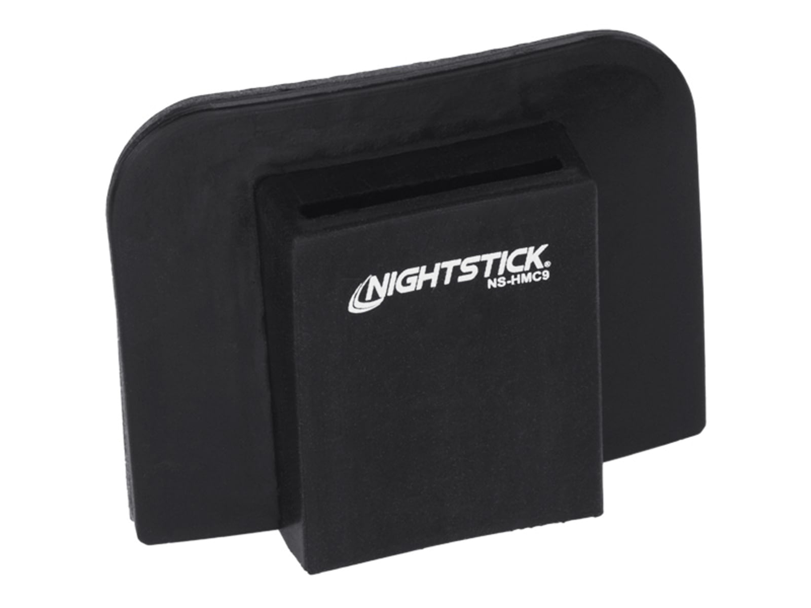 Nightstick Heavy-Duty Rubber Hard Hat Mount Black NS-HMC9