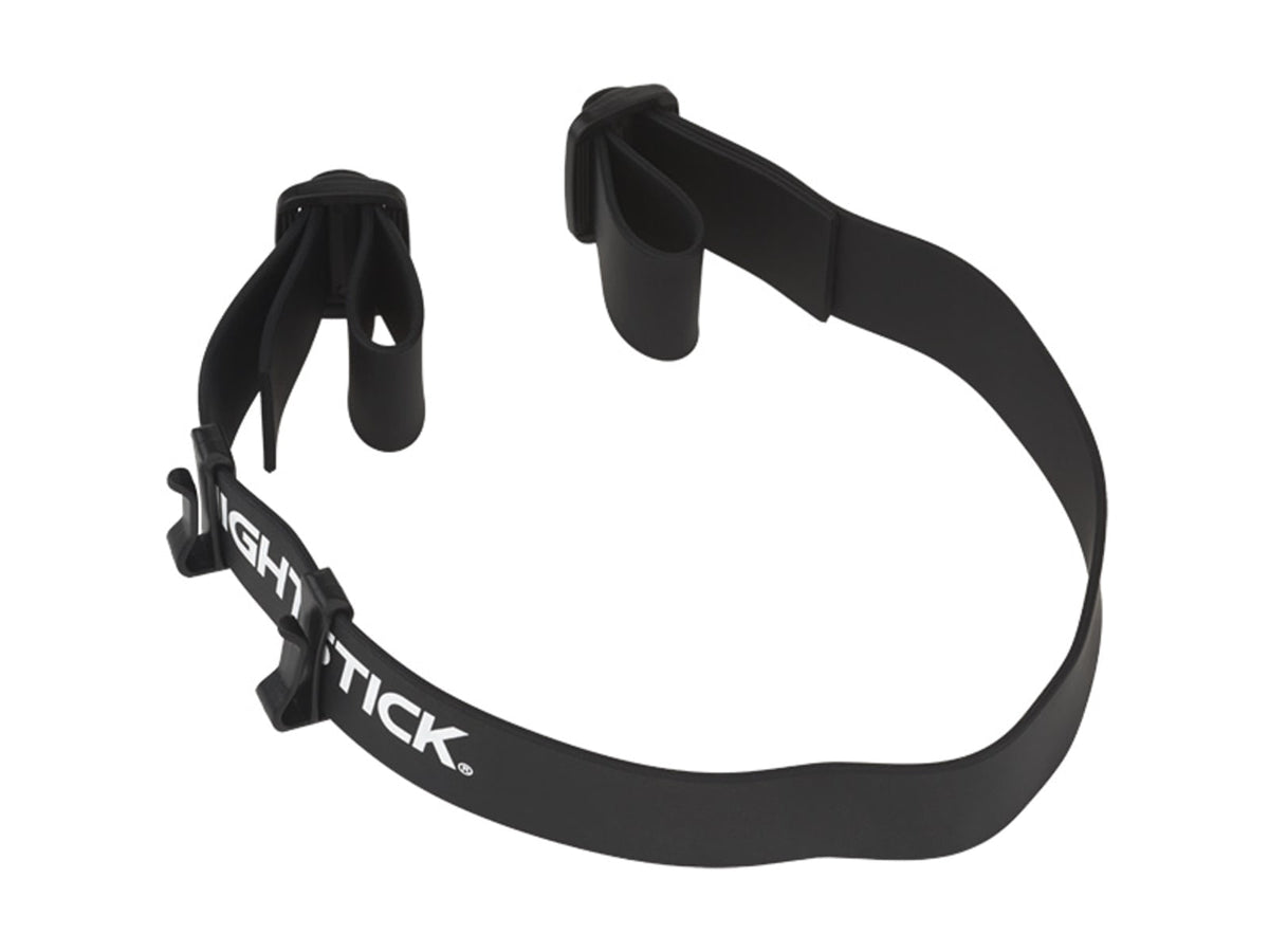 Nightstick Heavy Duty Rubber Strap with Cord Clips Black 4616-RSTRAP