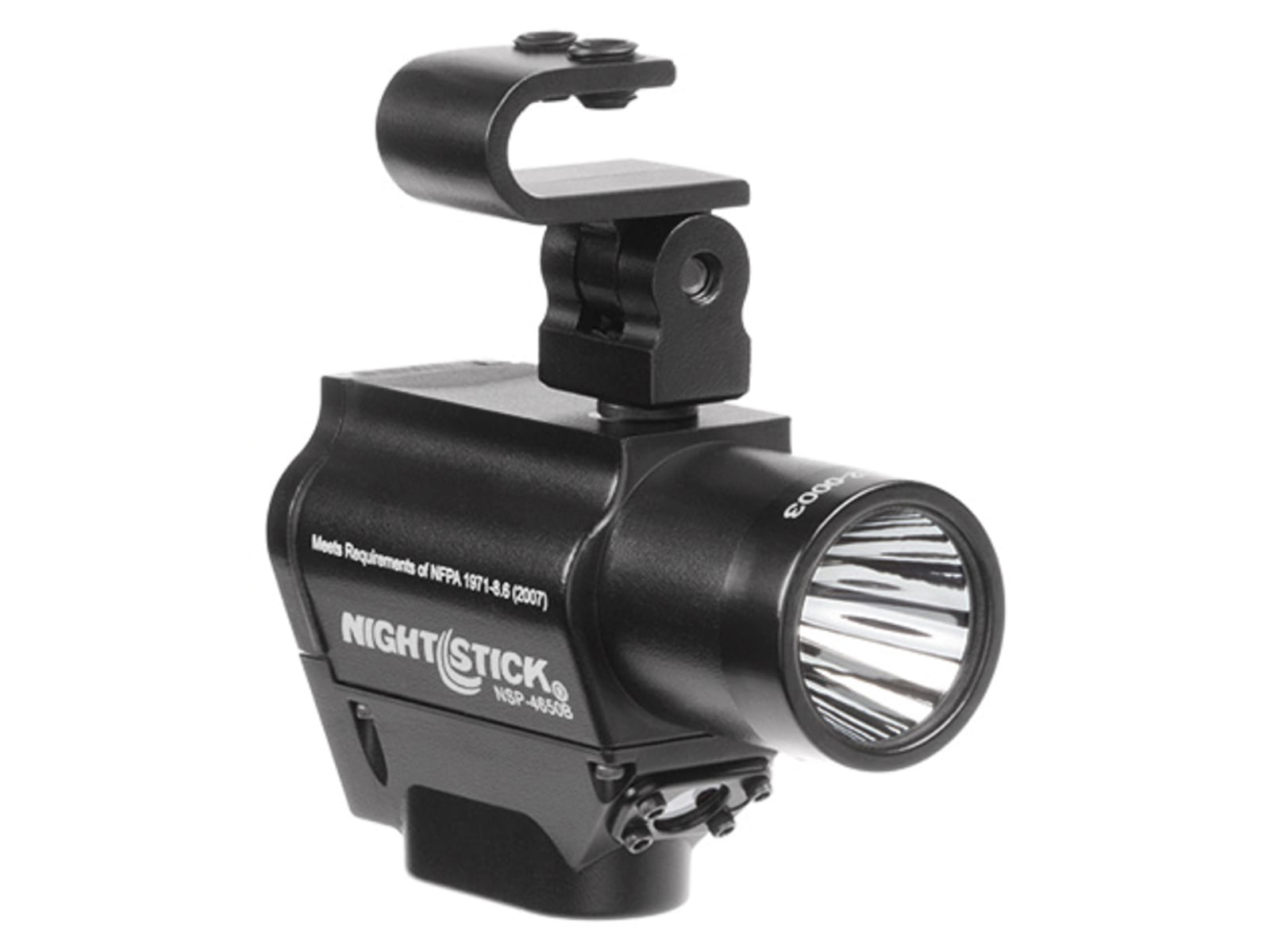 Nightstick Helmet Mounted Multi-Function LED Dual-Light Flashlight220 Lumens Black NSP-4650B