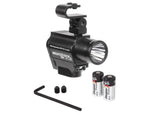 Nightstick Helmet Mounted Multi-Function LED Dual-Light Flashlight220 Lumens Black NSP-4650B