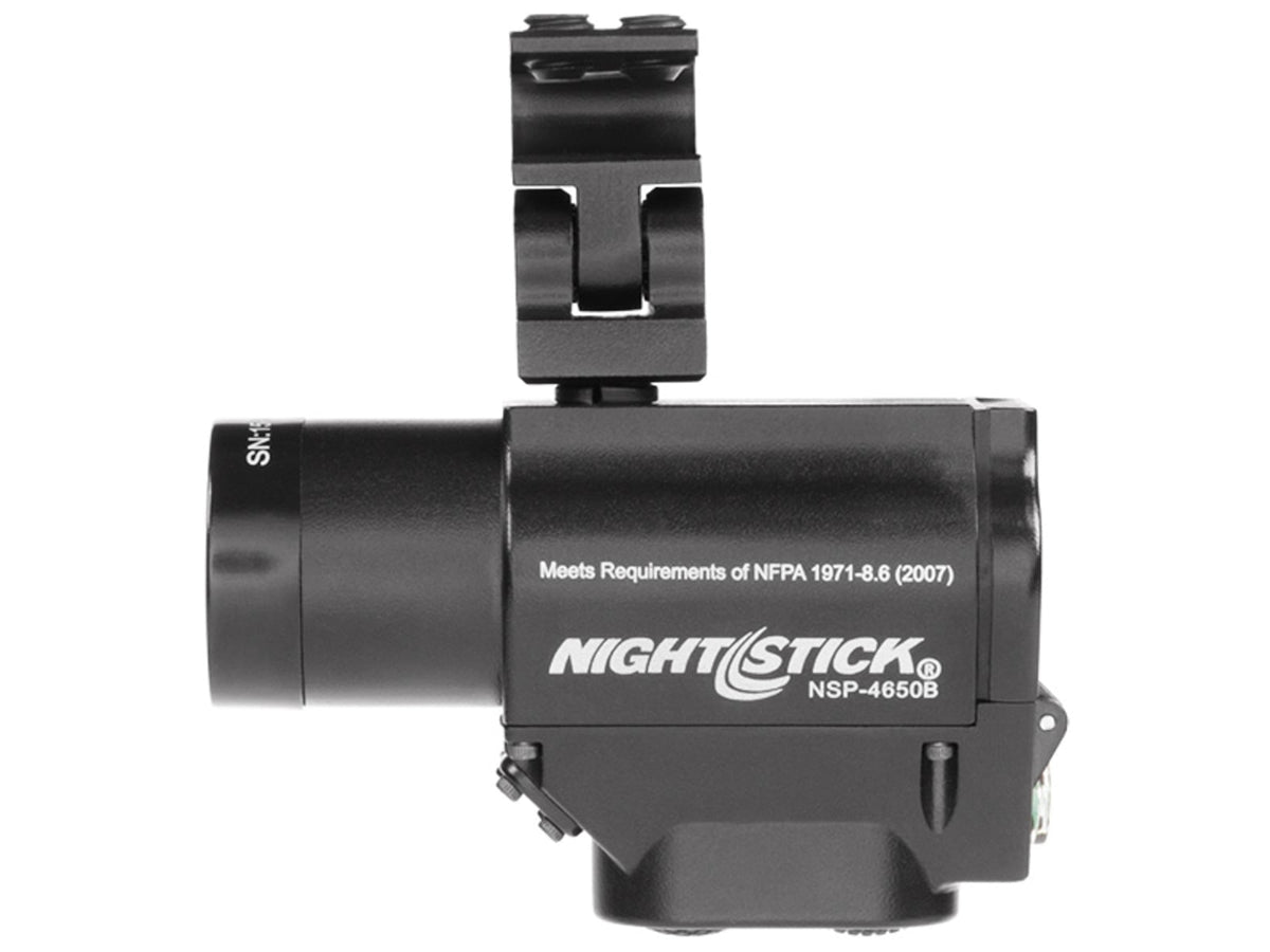 Nightstick Helmet Mounted Multi-Function LED Dual-Light Flashlight220 Lumens Black NSP-4650B