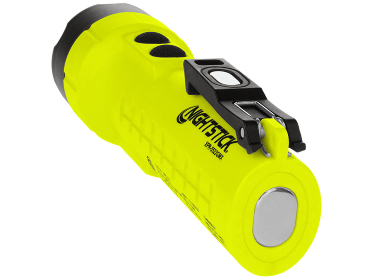 Nightstick Intrinsically Safe Permissible Dual-Light Flashlight w/Dual Magnets - Rechargeable Green XPR-5522GM