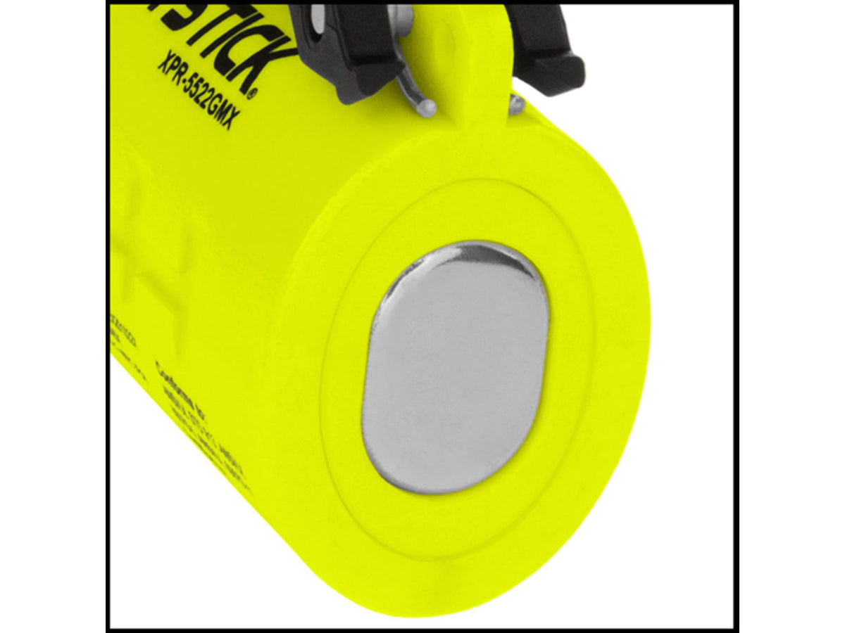 Nightstick Intrinsically Safe Permissible Dual-Light Flashlight w/Dual Magnets - Rechargeable Green XPR-5522GM