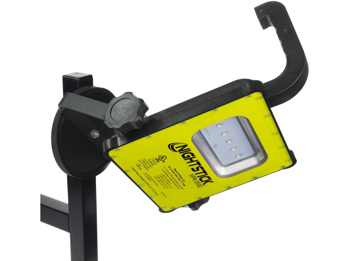 Nightstick Intrinsically Safe Rechargeable LED Scene Light w/Magnetic Base Green/Black