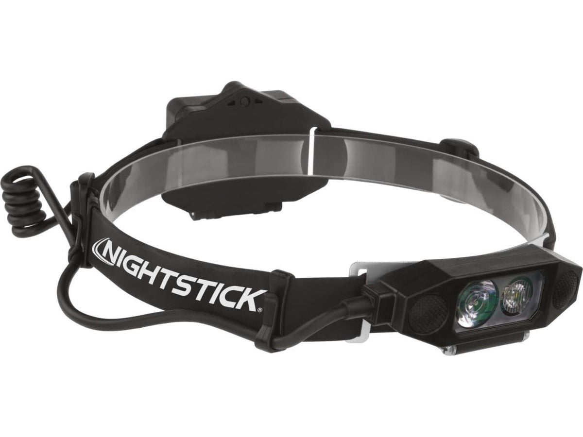 Nightstick Low-Profile Dual-Light Headlamp Black NSP-4616B