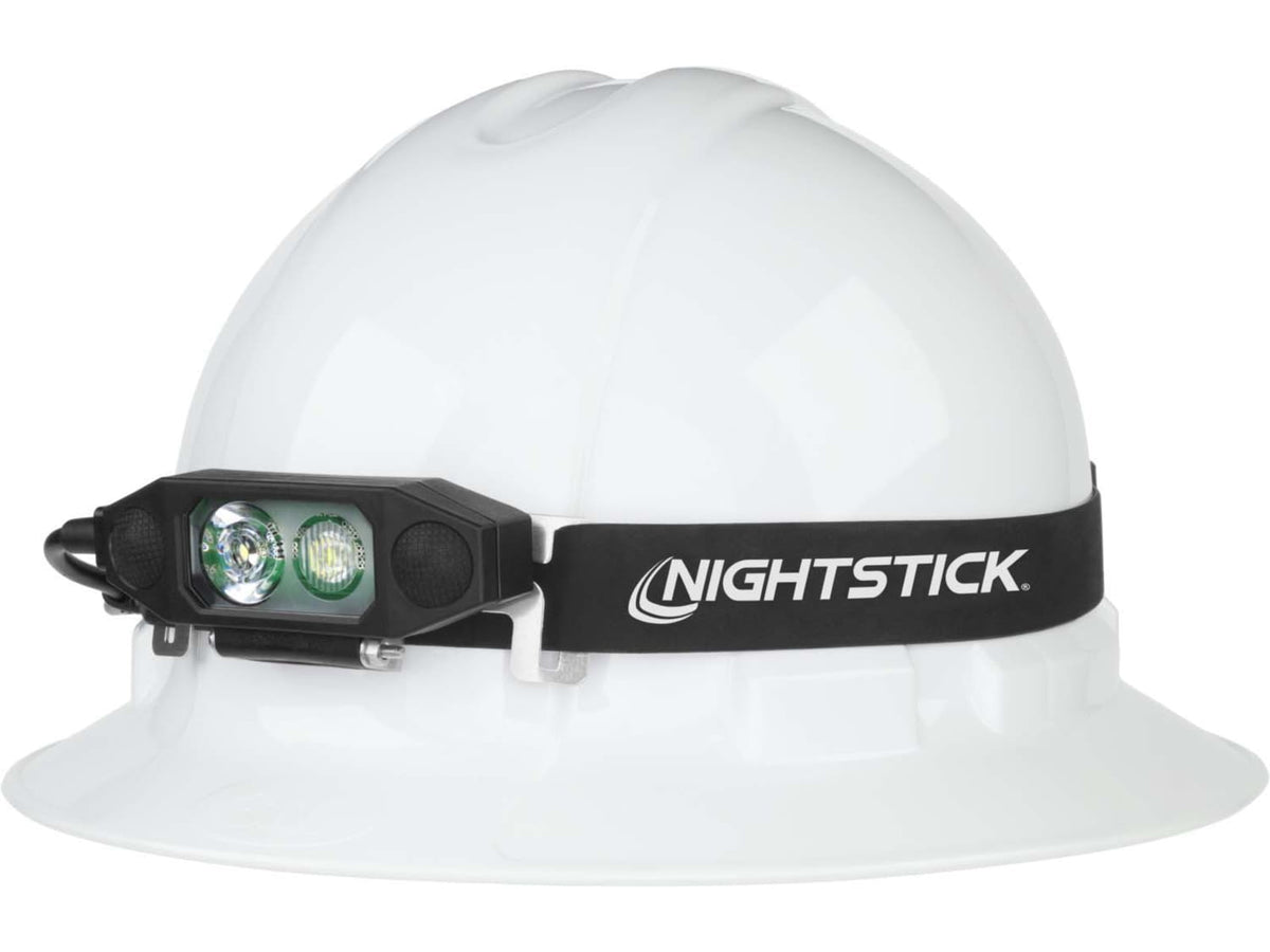Nightstick Low-Profile Dual-Light Headlamp Black NSP-4616B