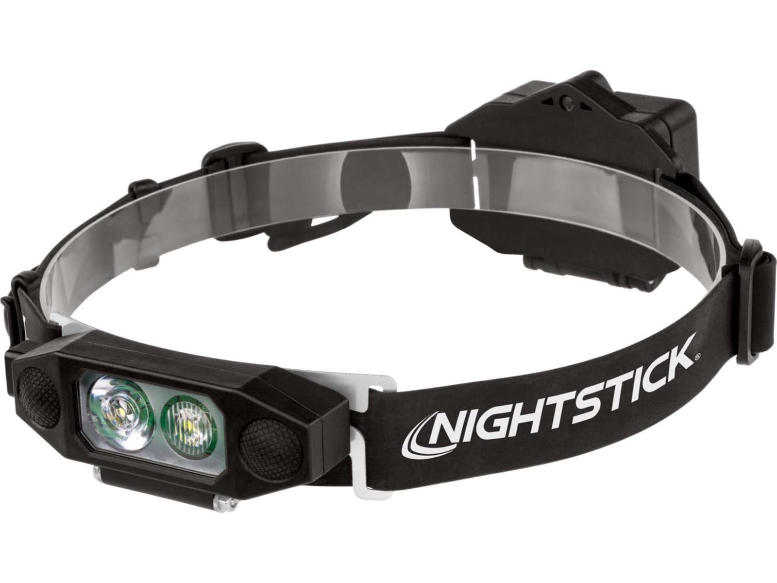 Nightstick Low-Profile Dual-Light Headlamp Black NSP-4616B