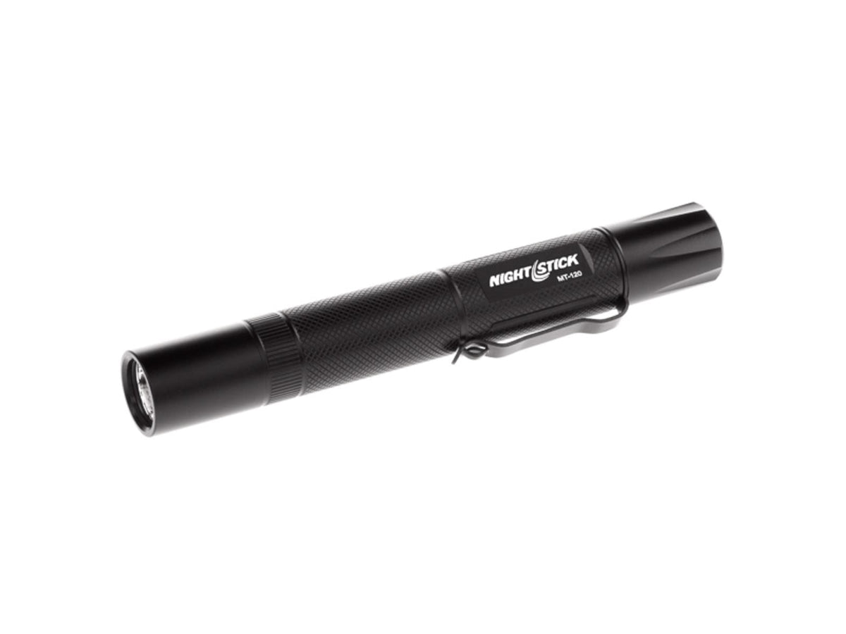 Nightstick Mini-TAC Aluminum 2 AA LED Flashlight140 Lumens Black MT-120