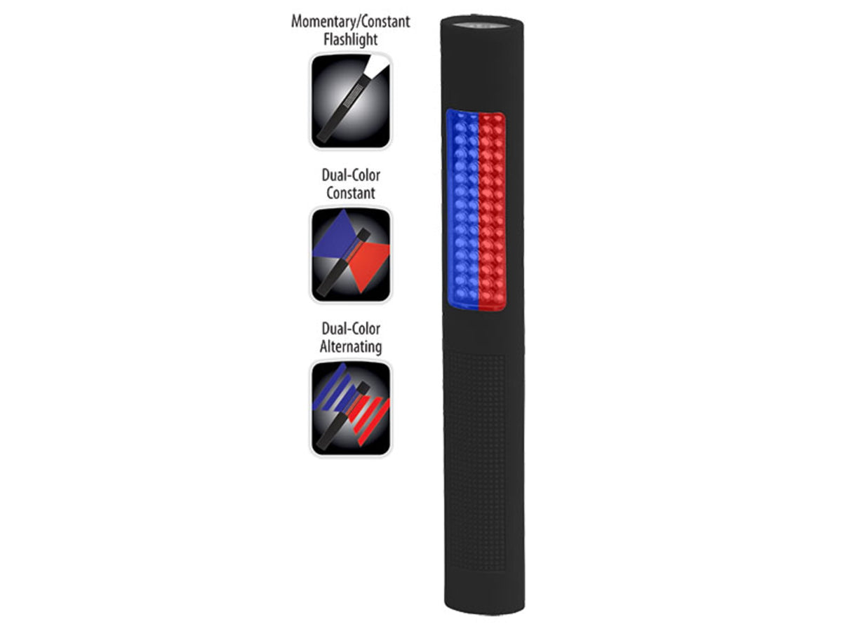 Nightstick Safety Light/Flashlight Combo Kit Black NSP-1170-K01