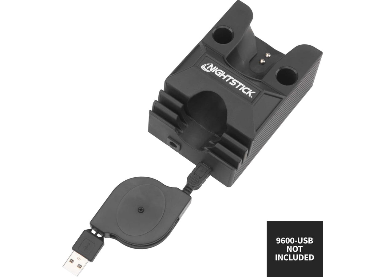 Nightstick USB Charge Cord for NSR-9512/9514/9612/9614/9744/9746/9920/9924/9944 Series LED Lights Black 9600-USB