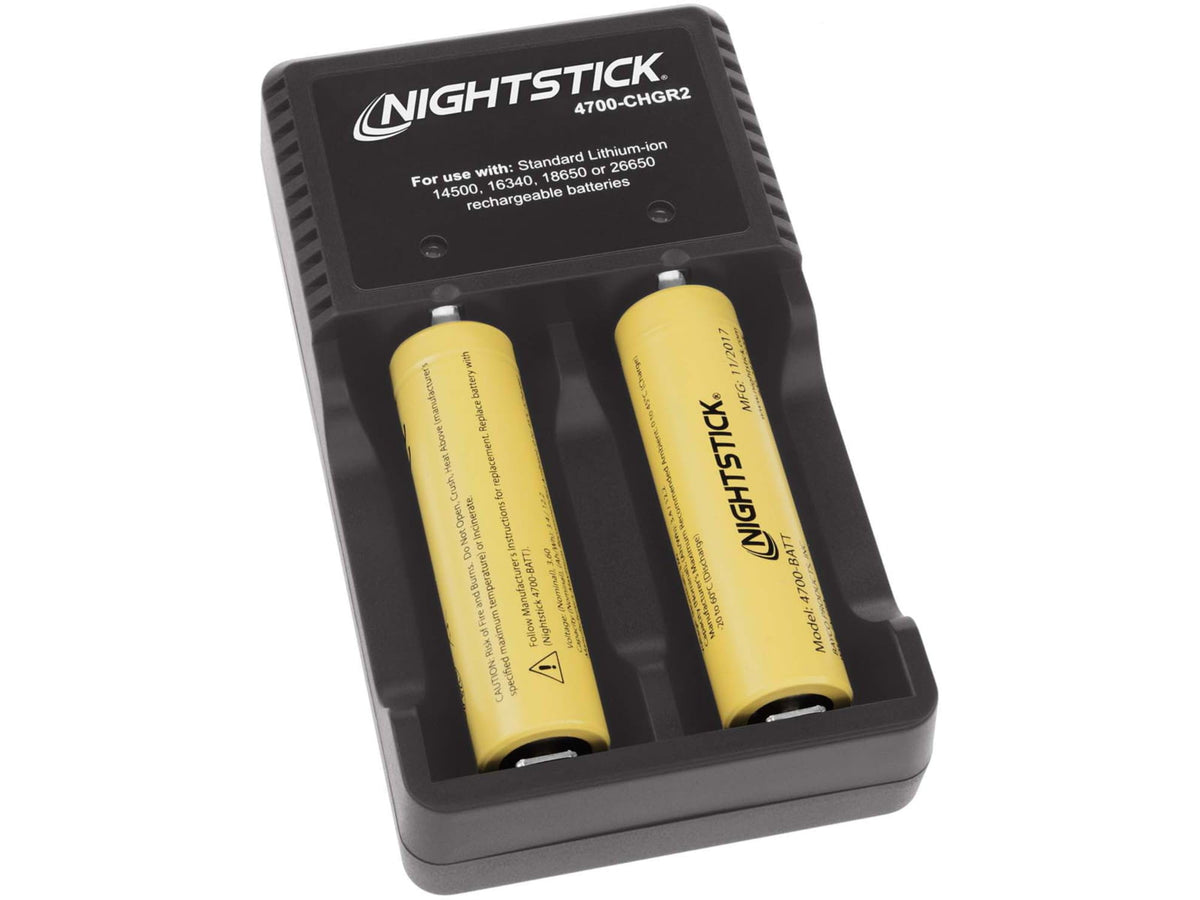 Nightstick USB Dual-battery Charger For 4700-batt - 4700-CHGR2