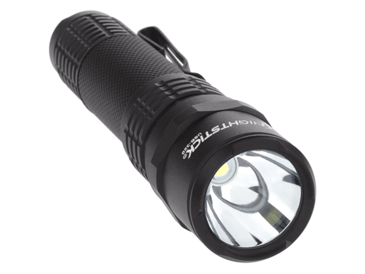 Nightstick EDC Flashlight USB Rechargeable Black USB-320