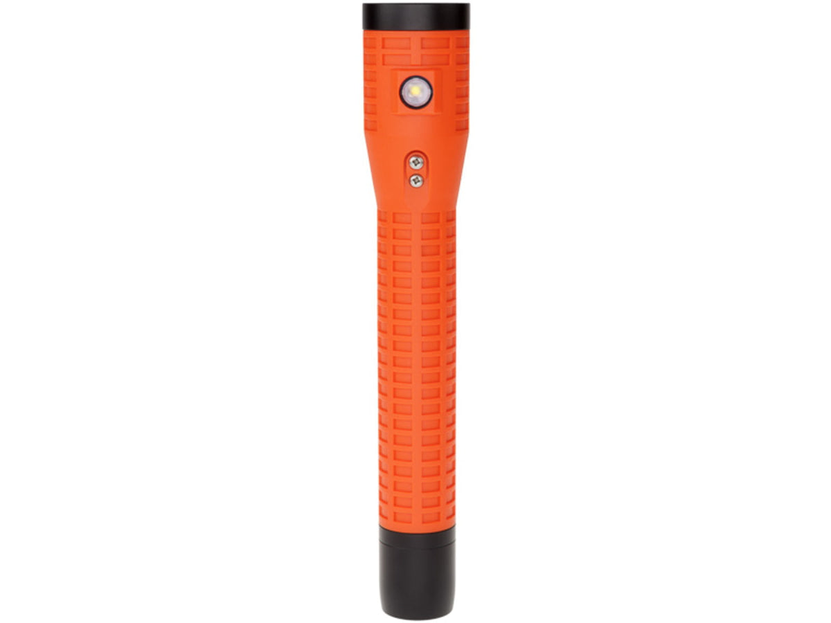 Nightstick Duty Size Dual-Light Rechargeable 650 Lumen Polymer LED Flashlight w/Tail Cap Magnet AC/DC Charger Battery Red NSR-9920XL