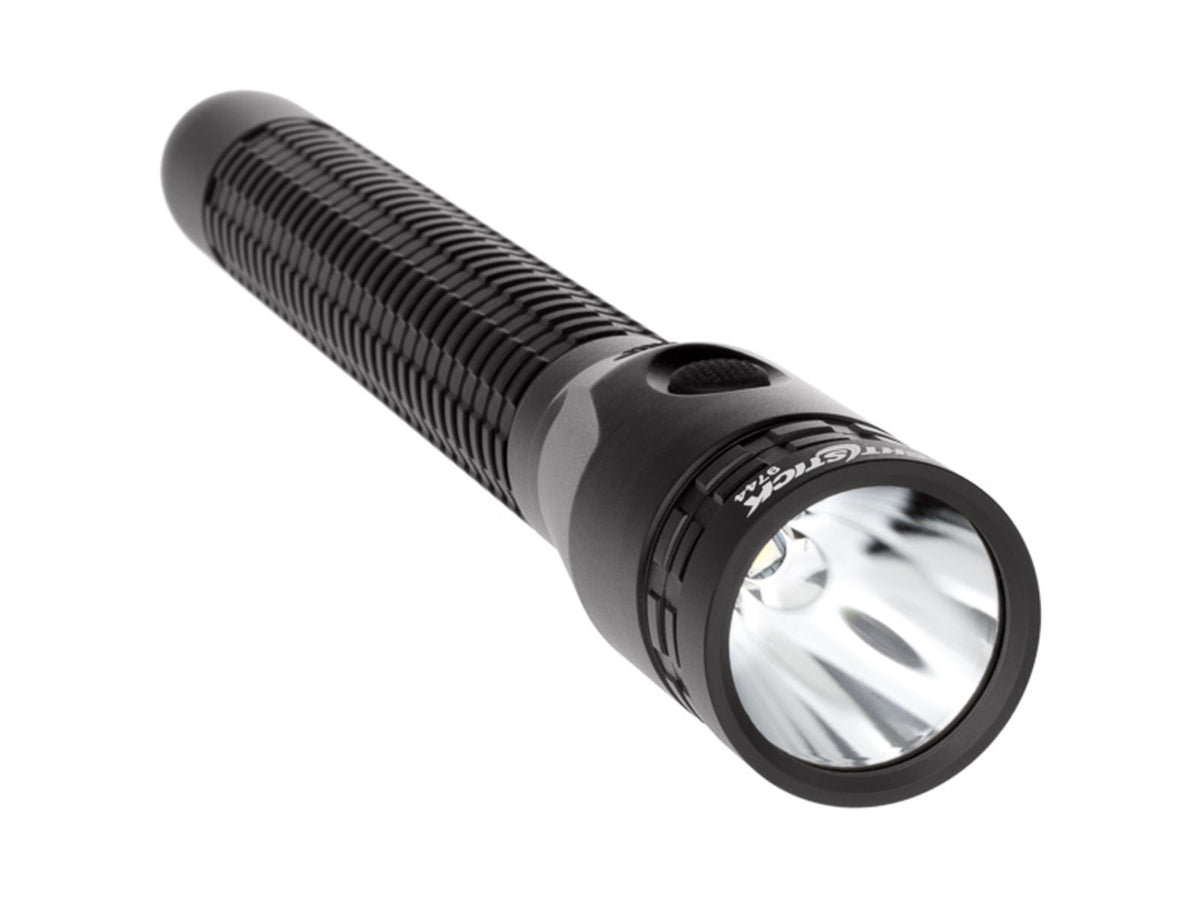 Nightstick Full Size Dual-Light Rechargeable 650 Lumen LED Metal Flashlight AC/DC Charger Battery Black NSR-9744XL