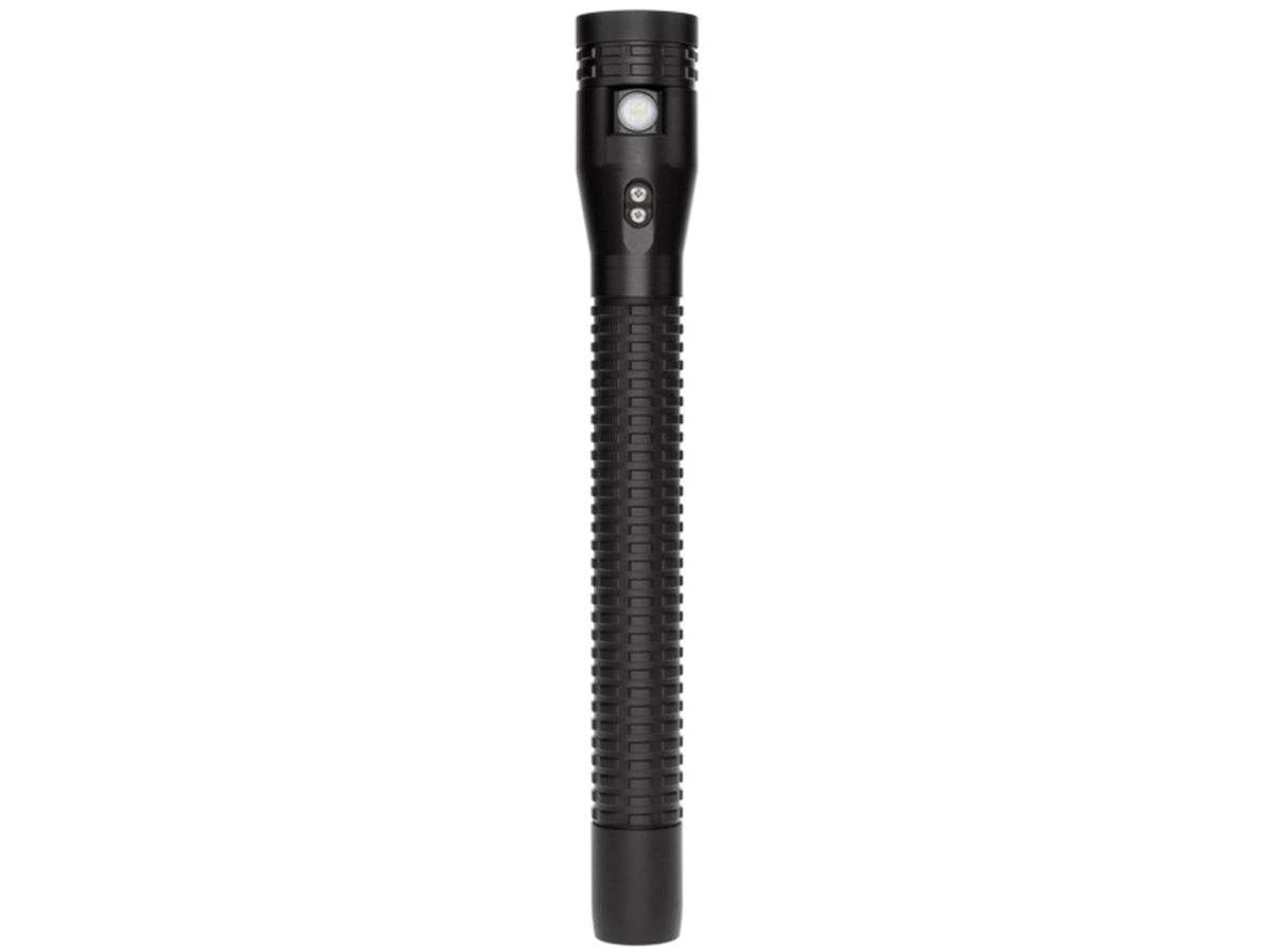 Nightstick Full Size Dual-Light Rechargeable 650 Lumen LED Metal Flashlight AC/DC Charger Battery Black NSR-9744XL