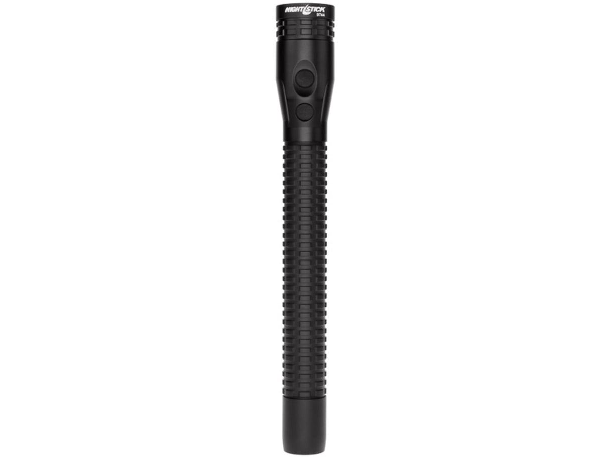 Nightstick Full Size Dual-Light Rechargeable 650 Lumen LED Metal Flashlight AC/DC Charger Battery Black NSR-9744XL