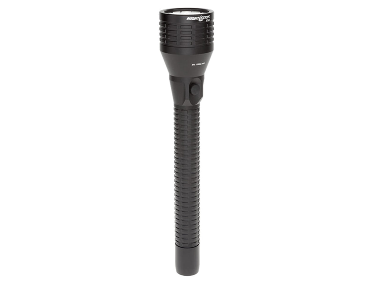 Nightstick Full Size Multi-Function LED Metal FlashlightRechargeable650 Lumens Black NSR-9746XL