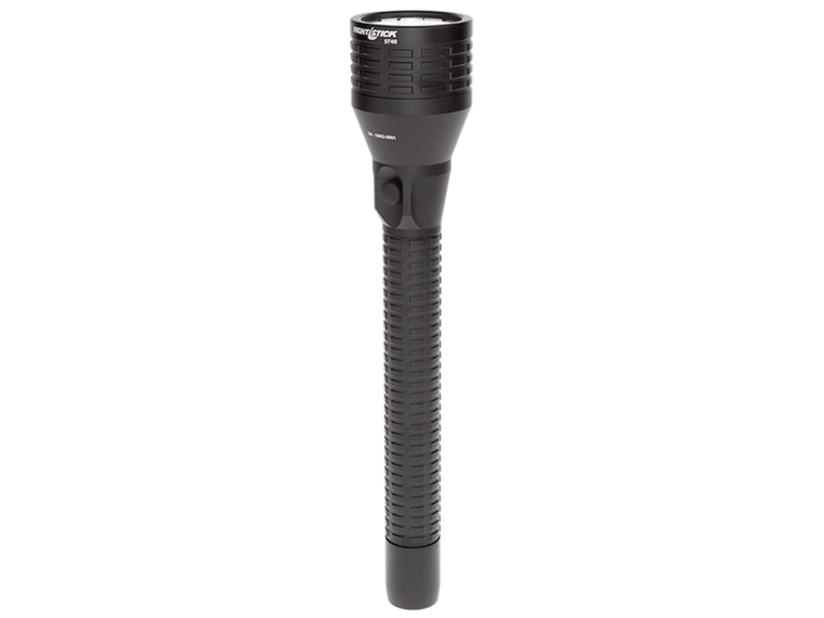Nightstick Full Size Multi-Function LED Metal FlashlightRechargeable650 Lumens Black NSR-9746XL