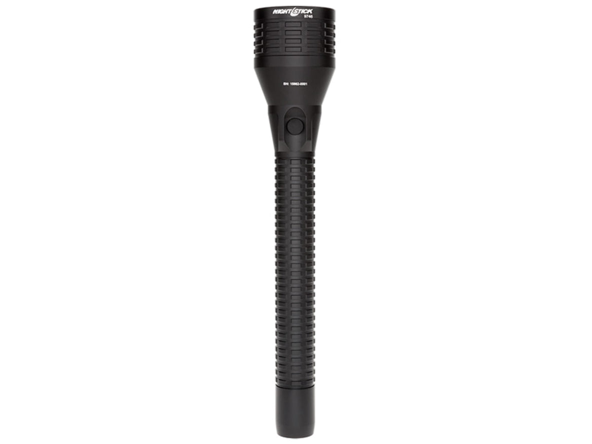Nightstick Full Size Multi-Function LED Metal FlashlightRechargeable650 Lumens Black NSR-9746XL