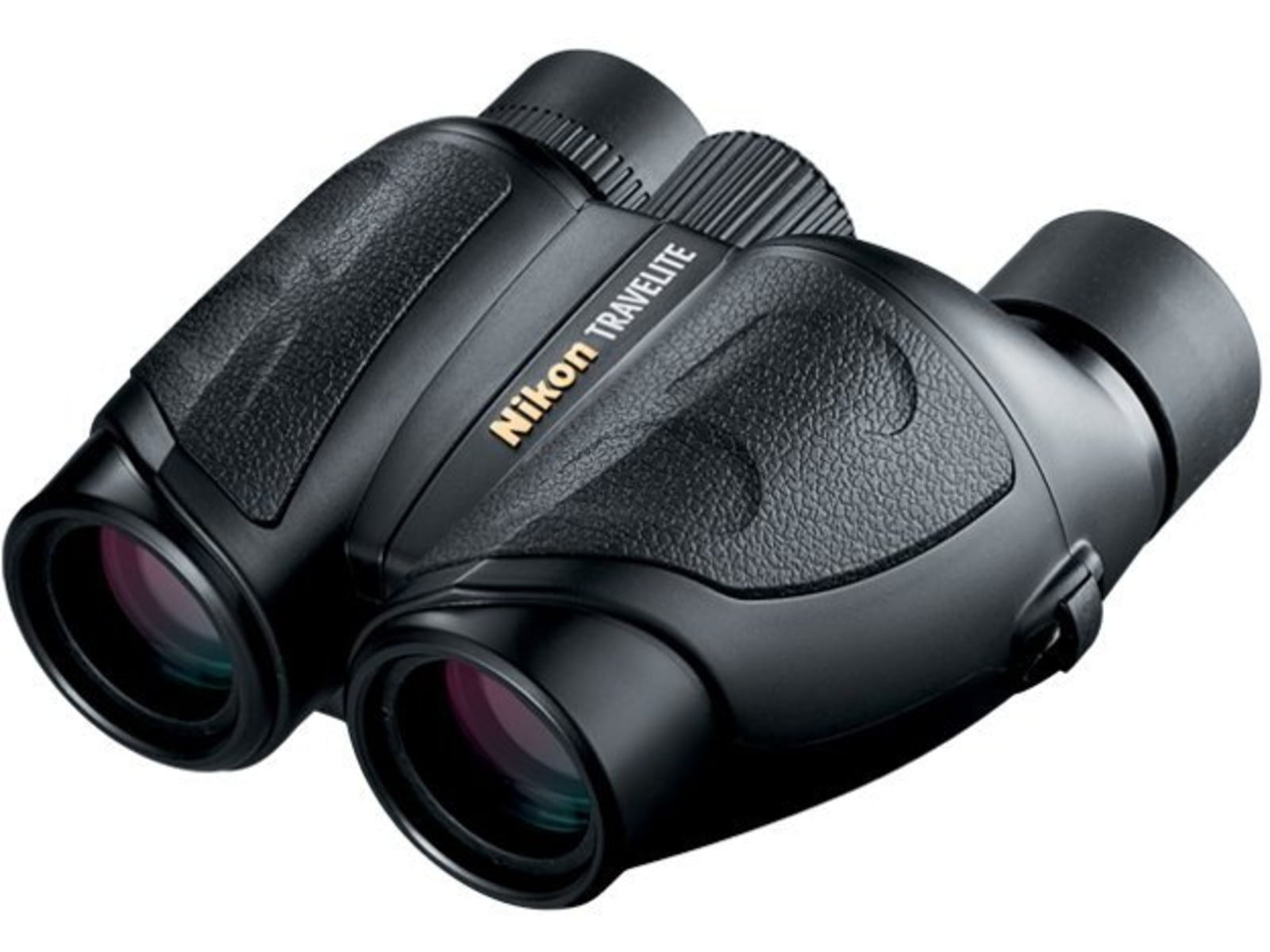NEW Nikon Compact Travelite 8x25mm Porro Prism Black Binoculars w/ Rubber Armoring 7277