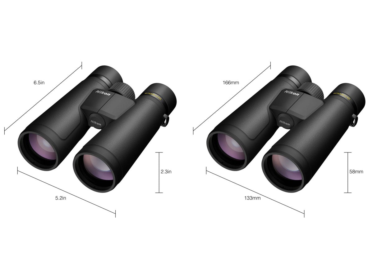 Nikon Monarch M5 12x50mm Porro Prism Binoculars Black Full Size