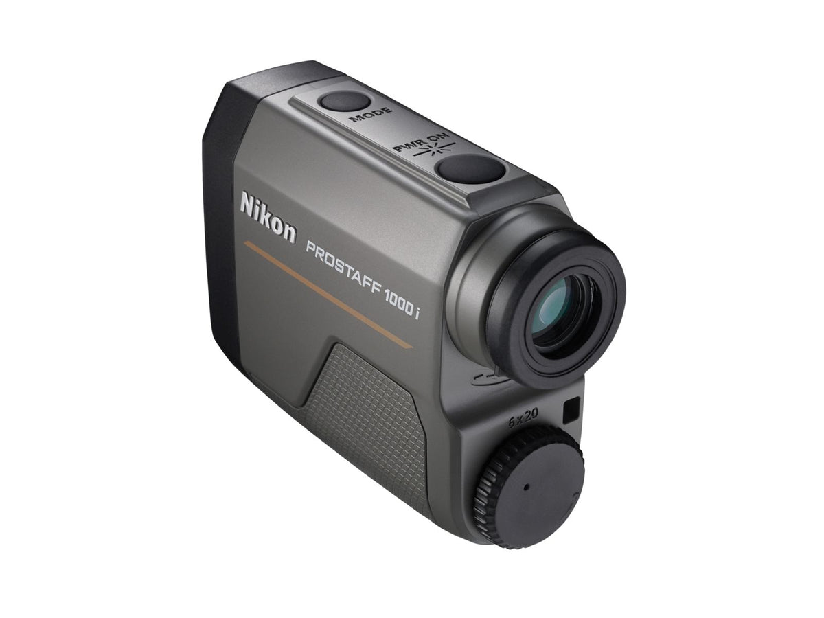 Nikon Prostaff 1000i Laser Rangefinder 6x20mm 6-1000 yards 1 x CR2 Lithium Battery Black 16663